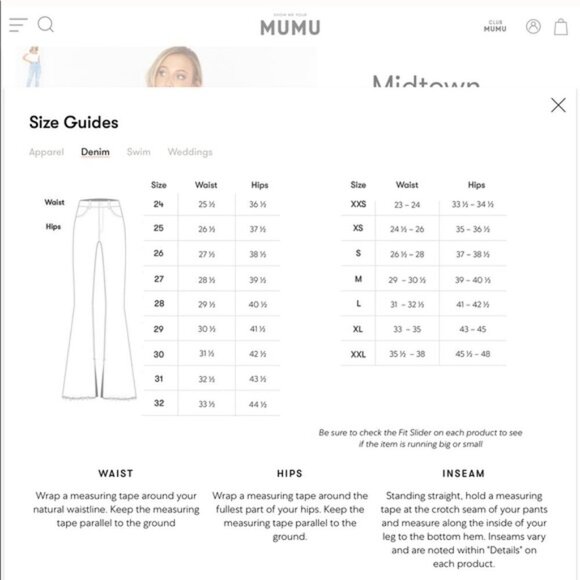 SHOW Me Your MuMu Midtown Straight Jeans Size 24 - Picture 9 of 9